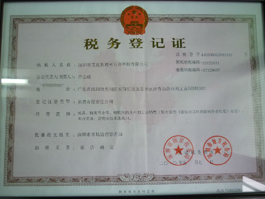 ABIS Mainland_Tax Registration Certificate.JPG