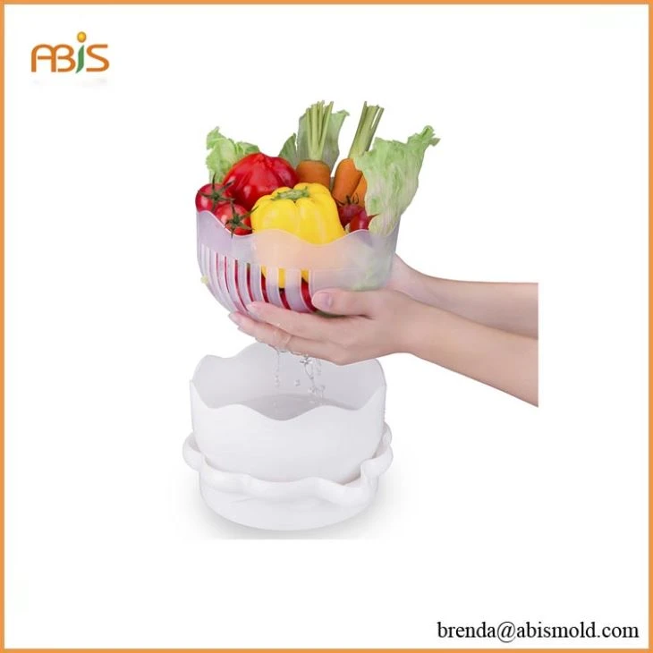 Salad Cutter Bowl With Lid