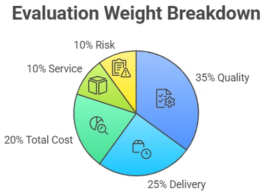 Evaluation Weight Breakdown Evaluation Weight Breakdown